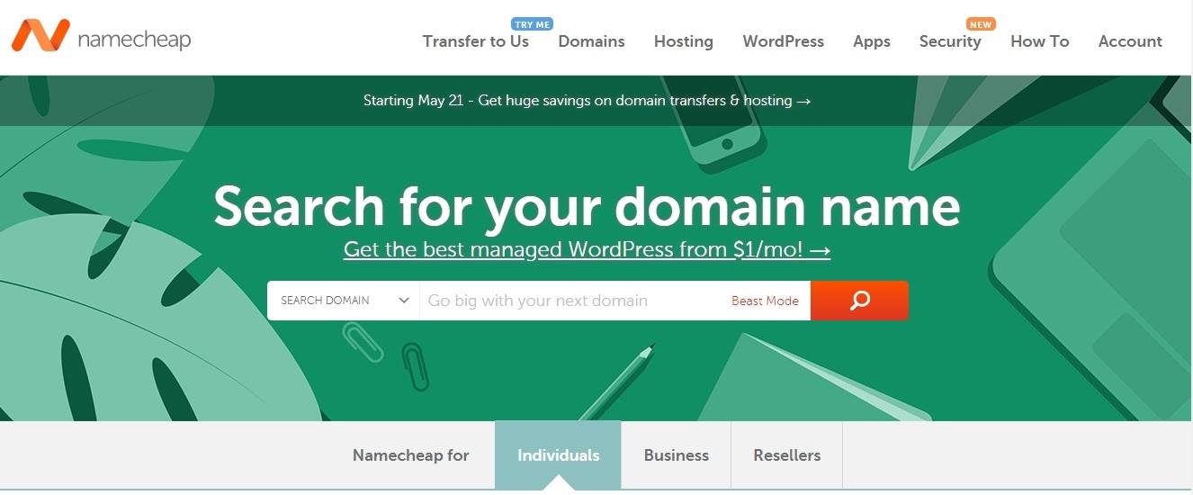 Best Domain Name Providers — Namecheap Low Cost.