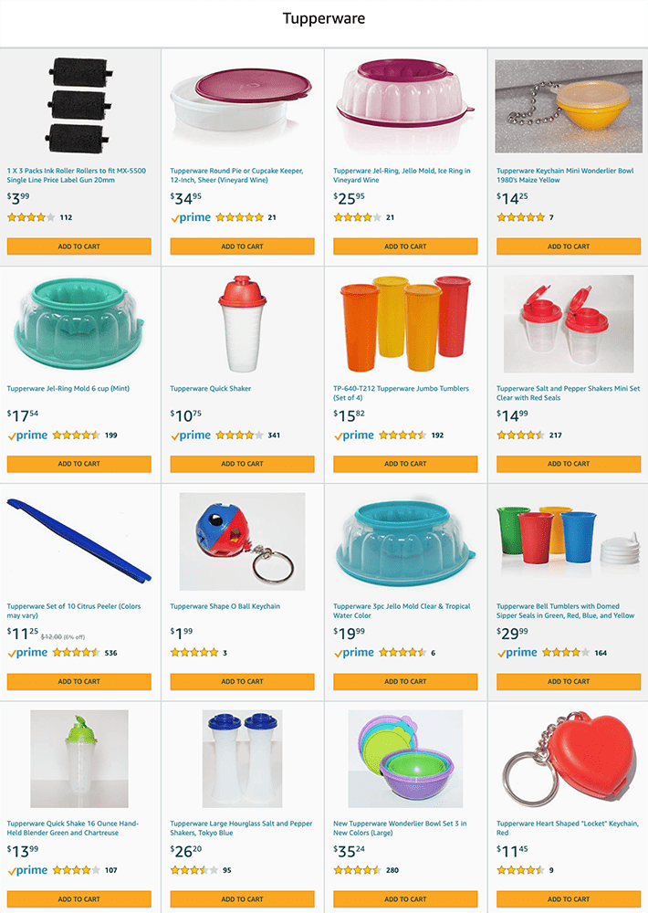 What Is MLM Marketing — Tupperware Products on Amazon.